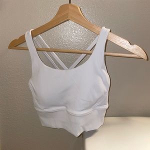 Lululemon Energy Long Lined Bra Ribbed